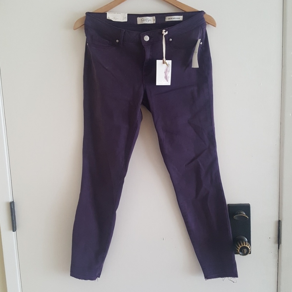 Jessica Simpson kiss me ankle skinny jeans